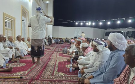 أقامها الشخصية الاجتماعية والرياضية الشيخ / محمد عامر باجري.. مأدبة إفطار وامسية رمضانية بمنطقة العرض بمدينة بور التاريخية