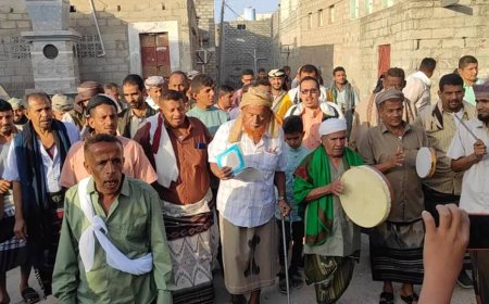 بهجة العيد تتجلى في منطقة المقبابة بمودية  أبين