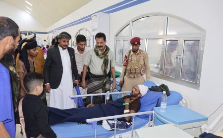 العميد المعكر يتفقد جرحى اللواء السادس دعم وإسناد في مستشفيات العاصمة عدن