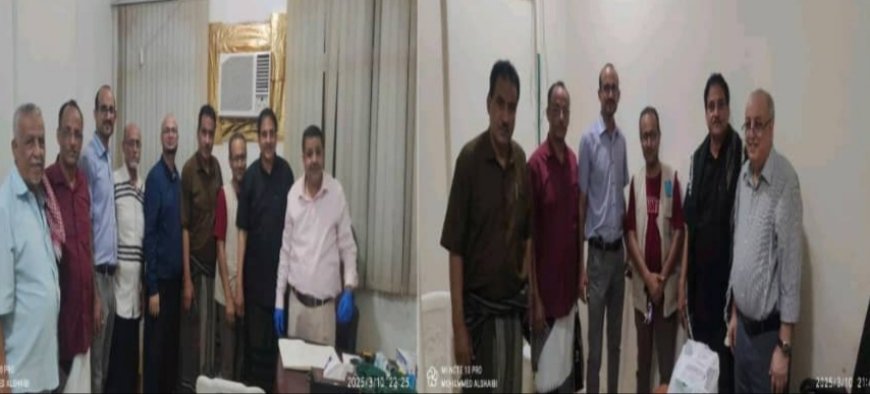 رئيس جمعية الضالع "عدن " يتفقد العيادات المجانية التابعة للجمعية بمديرية المنصورة ويقدم أدوية للمرضى