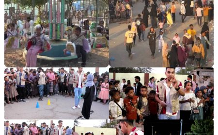 توافد أعداد كبيرة من الزائرين إلى منتزة وحديقة ساحة الشهداء خلال أيام العيد  بزنجبار .