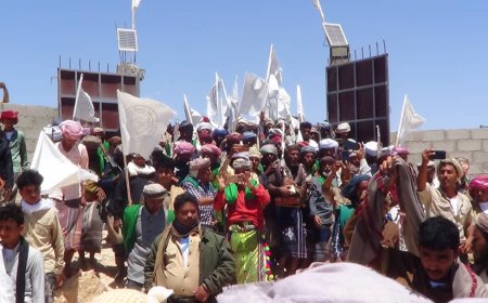 وفد من قبائل سيبان (السموح) يزور قيادة حلف قبائل حضرموت للتهنئة بعيد الفطر