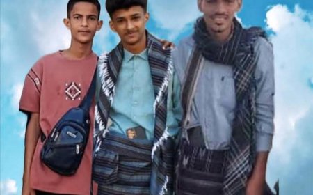 حزن يخيم على مديرية أحور بأبين بوفاة ثلاثة شبان غرقاً بساحل مقاطين