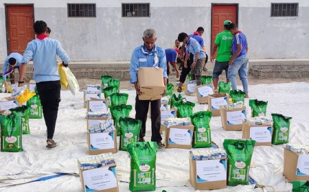 دور متميز للكشافة أبين في العمل الإنساني والإغاثي بزنجبار