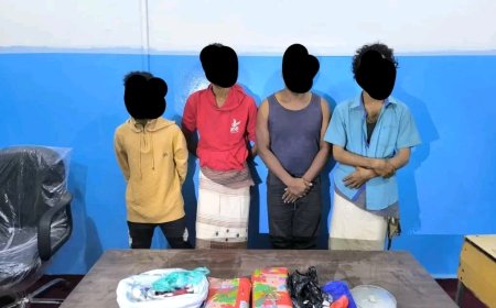 أمن أبين يضبط عصابة تقوم بترويج وبيع المخدرات