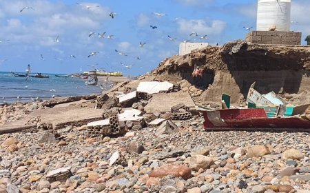 رئيس جمعية صيادي الشيخ عبدالله يناشد بسرعة إنقاذ مركز الإنزال السمكي قبل الإنهيار