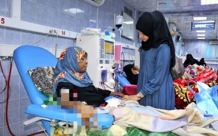 وكيل محافظة تعز للشؤون الصحية تقوم بزيارة تفقدية للمستشفى الجمهوري وهيئة مستشفى الثورة بعد إجازة عيد الفطر.