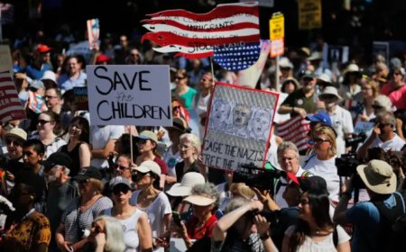 مظاهرات ضد ترامب بعد أقل من 100 يوم من ولايته ( تقرير)