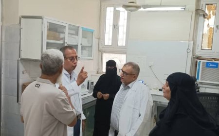 الخضر زيد يتفقد مستوى الالتزام الوظيفي في المرافق الصحية بالشيخ عثمان بعد إجازة عيد الفطر