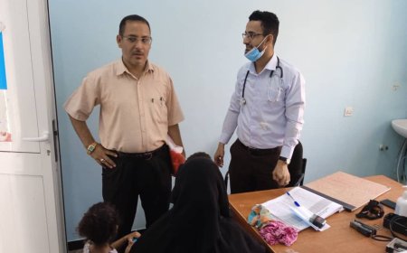 في أول يوم دوام رسمي بعد الإجازة .. مدير صحة دار سعد يتفقد مستوى الانضباط الوظيفي في مجمع البساتين الصحي