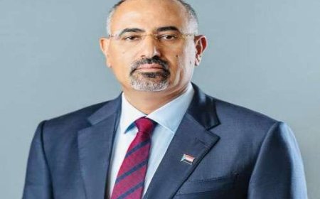 الرئيس الزُبيدي يُعزّي مدير إدارة الإعلام والثقافة بتنفيذية انتقالي لحج بوفاة والده