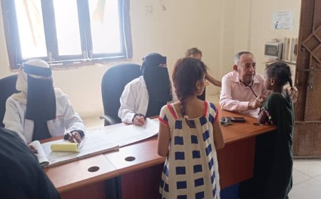 الكادر الطبي بالمركز الصحي في باتيس يباشر الدوام الرسمي بمعنويات عالية