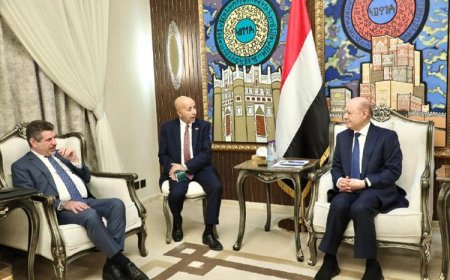 رئيس مجلس القيادة يستقبل سفير الولايات المتحدة الاميركية