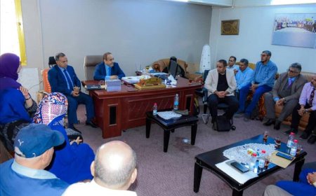 في إطار التحضير للمؤتمر الطلابي العلمي الأول.. وزير التعليم العالي يزور جامعة عدن