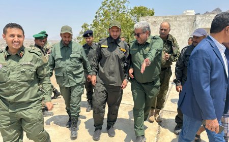 العميد الشوحطي يجري جولة ميدانية تؤكد جاهزية وانضباط رجال الأمن في لحج
