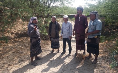 الشدادي وخيرة يتفقدان قناة القريات وفروعها استعدادا لتأهيلها على نفقة السلطة المحلية بزنجبار