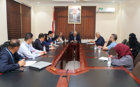 وزير المياه يبحث مع مسؤول أممي احتياجات الوزارة من المشاريع ويطلع على مشاريع البنك الدولي