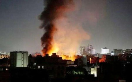 نفذ سلاح الجو الأمريكي سلسلة غارات استهدف مواقع حوثية هامة وسط صنعاء