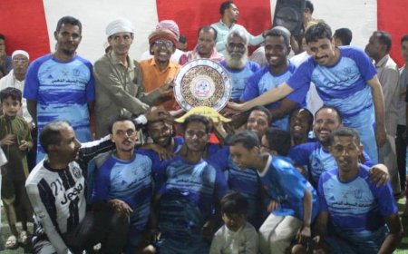 أهلي الخيام يحرز درع بطولة النخبة للقدامى بوادي حضرموت