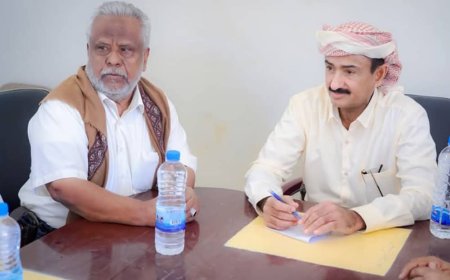 السلطة المحلية في مديرية ميفعة تثمن زيارة المحافظ ابن الوزير للمديرية