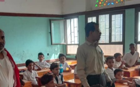 مدير تربية المسيمير يتفقد المدارس ويحث على استثمار الفترة المتبقية من العام الدراسي