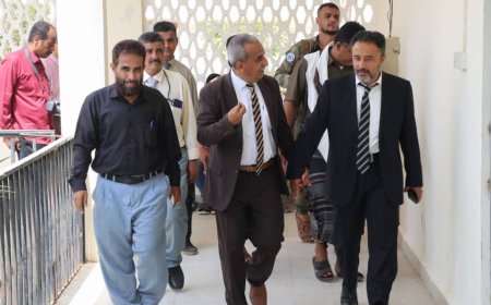 رئيس جامعة أبين يستقبل رئيس المجلس الانتقالي الجنوبي بمحافظة أبين والوفد المرافق له