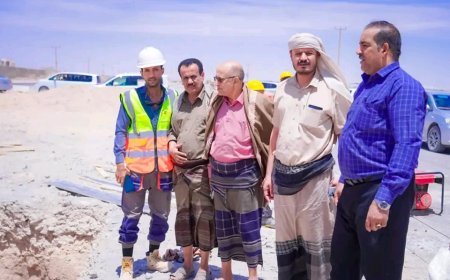 وكيل وزارة الزراعة يشيد بمستوى الإنجاز في مشروع الطاقة الشمسية ويثمن جهود المحافظ ودعم الأشقاء في الإمارات