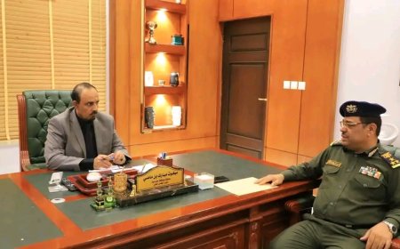 محافظ حضرموت يطلع على الأنشطة التدريبية والأكاديمية لكلية الشرطة حضرموت