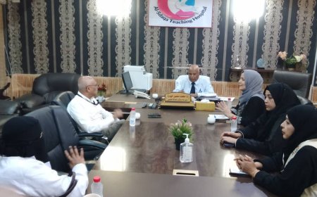 مدير عام مستشفى الصداقة بعدن يشيد بجهود صندوق الأمم المتحدة للسكان