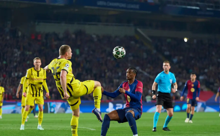 أبرزها لقاء برشلونة مع بوروسيا دورتموند، ومواجهة باريس سان جيرمان وأستون فيلا.. مواعيد مباريات الثلاثاء 15 أبريل 2025 القنوات الناقلة والمعلقين