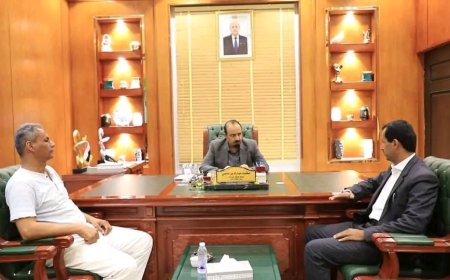 المحافظ بن ماضي يؤكد على أهمية تبادل الخبرات والتجارب بين حضرموت ومأرب في مجال النقل