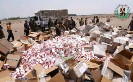 شحنة مخدرات ضخمة في قبضة الأمن غرب عدن والكشف عن أرقام صادمة للضبطيات