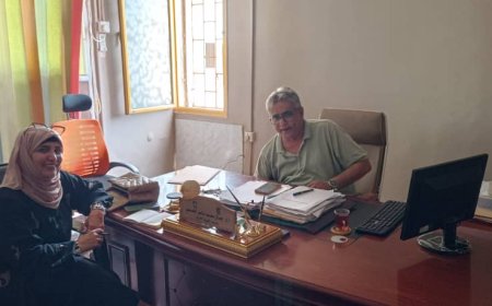 لتعزيز التعاون الأكاديمي،، عميد كلية الآداب بجامعة عدن يلتقي المدربة حنان القاسم "رئيس منظمة رفقا التنموية"