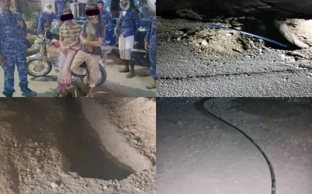 قوات النجدة تضبط شخصين أثناء محاولتهما تخريب شبكة المياه العامة