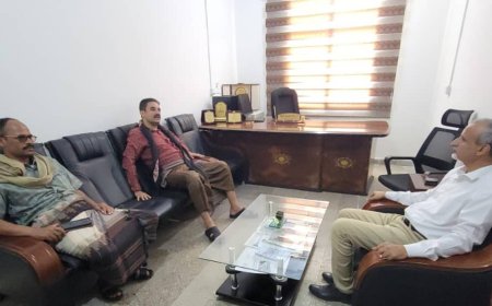 الوكيل الشبحي يلتقي بالعميد الجبواني عضو هيئة الرئاسة بالمجلس الانتقالي