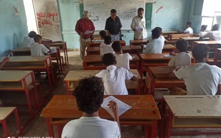 القائم بأعمال مدير تربية خنفر يتفقد سير الاختبارات النهائية في مدارس منطقة المخزن