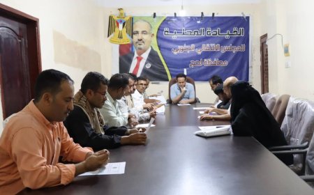 تنفيذية انتقالي لحج تعقد اجتماعها الدوري الاول لشهر ابريل 2025م
