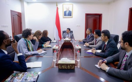 رئيس الوزراء يستقبل الممثل المقيم لبرنامج الأمم المتحدة الإنمائي لدى اليمن