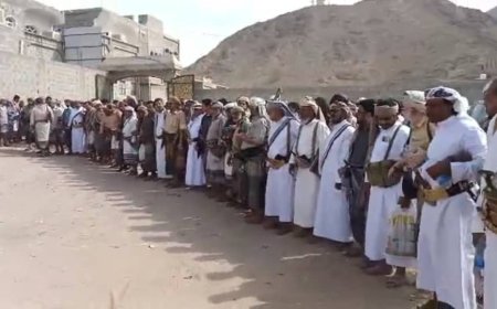 وساطة قبلية بقيادة الشيخ الحجري تنهي قضية قتل بين آل البحري وآل جبر في محافظة شبوة