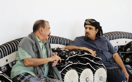 المحافظ بن ماضي واللواء بن بريك يبحثان جهود توحيد الصف الحضرمي ويؤكدان أهمية الحفاظ على الأمن والمكتسبات المُنجزة