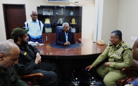 رئيس مصلحة الأحوال المدنية يدشن نظام السجل المدني الإلكتروني في محافظة لحج