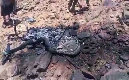 قوات دفاع شبوة تتمكن من إسقاط طائرة مسيّرة حوثية إيرانية الصنع في عملية تصدٍّ ناجحة