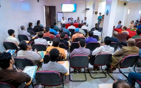 بحضور الأمين العام.. اختتام الدورة التنشيطية لـ 55 كادرًا من ضباط الاتصال بالمرافق الصحية في شبوة