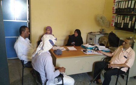 فريق من مجلس المستشارين يزور معهد بومدين المهني والصناعي في لحج لتعزيز دور التعليم الفني والتدريب المهني