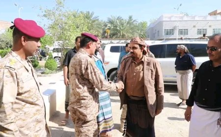 محافظ حضرموت يصل سيئون لتفقد مديريات الوادي والصحراء