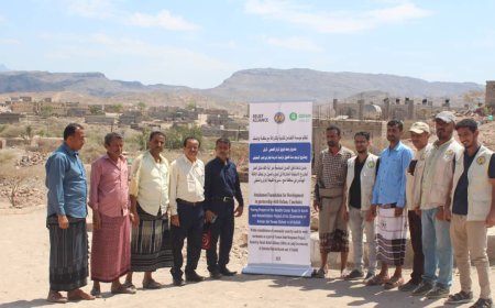  تسليم مشروع طريق رصف بكرش وإعادة تأهيل ستة فصول دراسية بالسفيلى