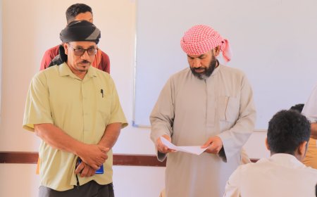 مدير تربية القطن يواصل زياراته التفقدية للإطلاع على سير الامتحانات النهائية