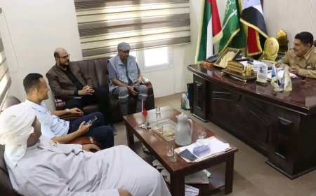 رئيس تنفيذية انتقالي حضرموت يلتقي المصور الصحفي رشيد بن شبراق ويشيد بمسيرته النضالية