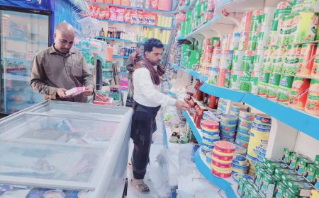 بتوجيهات مدير عام رضوم.. استمرار الحملات التفتيشية للحد من ارتفاع أسعار المواد الغذائية والاستهلاكية وضبط المخالفين