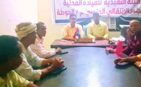الصياد يلتقي رئيس تنفيذية انتقالي الحوطة لبحث ترتيبات إنجاح دوري الفرق الشعبية